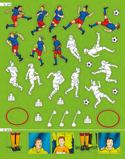 Ravensburger Mein Ausmalstickerbuch Fußball - Großes Buch mit über 300 Stickern, viele Sticker zum Ausmalen - Abbildung 3
