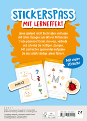 Ravensburger Mein Stickerrätselblock: Buchstaben für Kinder ab 5 Jahren - spielerisch Buchstaben und Lesen Lernen mit lustigen Übungen und Sticker-Spaß - Abbildung 5