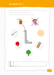 Ravensburger Mein Stickerrätselblock: Buchstaben für Kinder ab 5 Jahren - spielerisch Buchstaben und Lesen Lernen mit lustigen Übungen und Sticker-Spaß - Abbildung 1