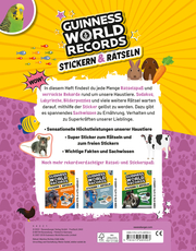 Guinness World Records Stickern und Rätseln: Haustiere - ein rekordverdächtiger Rätsel- und Stickerspaß mit Hund, Katze und Co. - Abbildung 5
