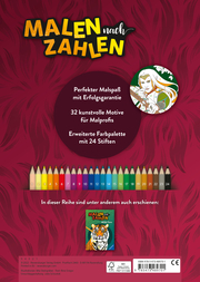 Ravensburger Malen nach Zahlen Fabelwesen - 32 Motive abgestimmt auf Buntstiftsets mit 24 Farben (Stifte nicht enthalten) - Malbuch mit nummerierten Ausmalfeldern für fortgeschrittene Fans der Reihe - Abbildung 4