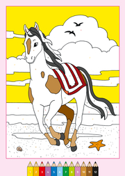 Malen nach Zahlen ab 5: Pferde - Illustrationen 4