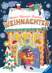 Malen - Rätseln - Basteln: Weihnachten - Cover