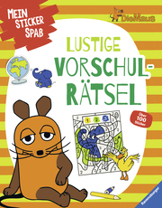 Mein Sticker Spaß Die Maus: Lustige Vorschulrätsel - Cover