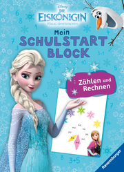 Die Eiskönigin: Mein Schulstartblock: Zählen und Rechnen - Cover
