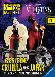 Ravensburger Exit Room Rätsel: Disney Villains - Besiege Cruella und Jafar - Cover