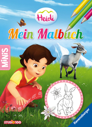 Ravensburger Minis: Heidi - mein Malbuch - Cover