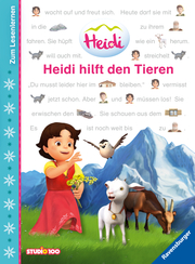 Heidi hilft den Tieren - zum Lesenlernen - Cover