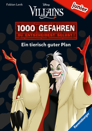 1000 Gefahren junior - Disney Villains: Ein tierisch guter Plan - Cover