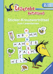 Leserabe: Sticker-Kreuzworträtsel zum Lesenlernen (2. Lesestufe), grün