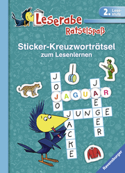 Sticker-Kreuzworträtsel zum Lesenlernen - 2. Lesestufe