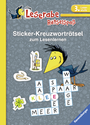 Sticker-Kreuzworträtsel zum Lesenlernen - 3. Lesestufe