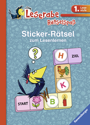 Sticker-Rätsel zum Lesenlernen - Cover