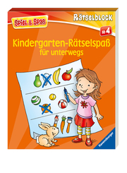 Kindergarten-Rätselspaß für unterwegs - Rätselbuch ab 4 Jahre, Reisespiele für Kinder (Spiel & Spaß - Rätselblock) - Abbildung 1
