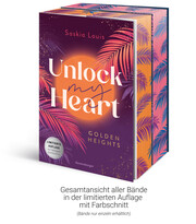 Unlock My Heart. Golden-Heights-Reihe 1 (humorvolle New-Adult-Romance für alle Fans von Stella Tack - Limitierte Auflage mit Farbschnitt) - Abbildung 1