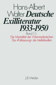 Deutsche Exilliteratur 1933-1950