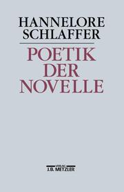 Poetik der Novelle - Cover