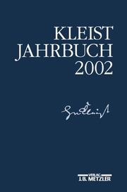 Kleist-Jahrbuch 2002 - Cover