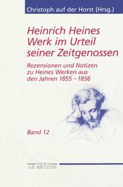 Heinrich Heines Werk im Urteil seiner Zeitgenossen 12