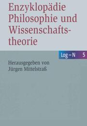 Enzyklopädie Philosophie und Wissenschaftstheorie - Cover