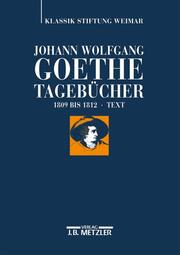 Johann Wolfgang von Goethe: Tagebücher - Cover