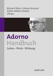 Adorno-Handbuch - Cover