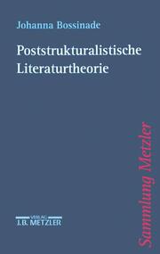 Poststrukturalistische Literaturtheorie - Cover
