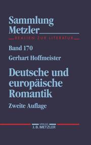 Deutsche und europäische Romantik - Cover
