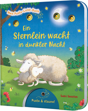 Mein Puste-Licht-Buch: Ein Sternlein wacht in dunkler Nacht - Cover