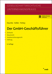 Der GmbH-Geschäftsführer - Cover
