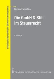 Die GmbH & Still im Steuerrecht