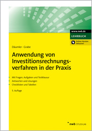 Anwendung von Investitionsrechnungsverfahren in der Praxis - Cover