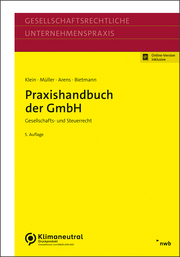 Praxishandbuch der GmbH - Cover