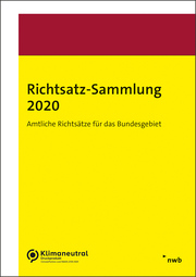 Richtsatz-Sammlung 2020