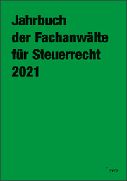 Jahrbuch der Fachanwälte für Steuerrecht 2021 - Cover