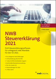 NWB Steuererklärung 2021 - 1-Platz-Lizenz