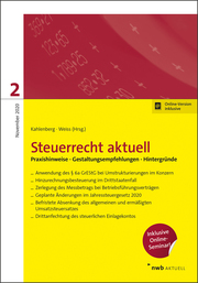 Steuerrecht aktuell 2/2020 - Cover