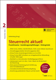 Steuerrecht aktuell 2/2021 - Cover