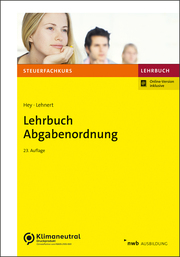 Lehrbuch Abgabenordnung - Cover