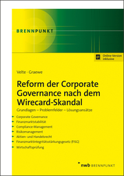 Reform der Corporate Governance nach dem Wirecard-Skandal - Cover