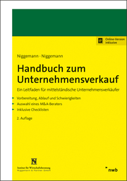 Handbuch zum Unternehmensverkauf - Cover