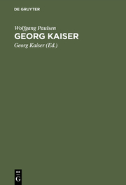 Georg Kaiser - Cover
