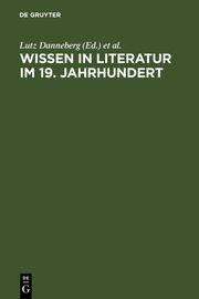 Wissen in Literatur im 19.Jahrhundert - Cover