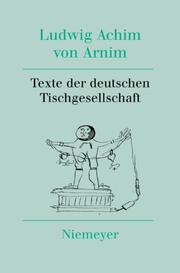 Texte der deutschen Tischgesellschaft - Cover