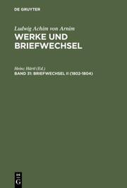 Briefwechsel II (1802-1804) - Cover