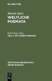 Weltliche Poemata 2 (1644) - Cover
