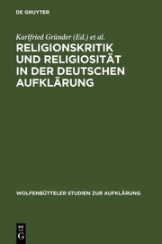 Religionskritik und Religiosität in der deutschen Aufklärung - Cover