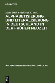 Alphabetisierung und Literalisierung in Deutschland in der Frühen Neuzeit - Cover
