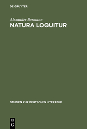 Natura loquitur - Cover
