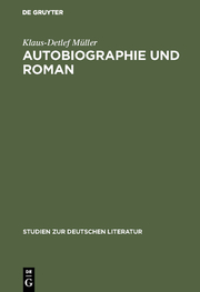Autobiographie und Roman - Cover